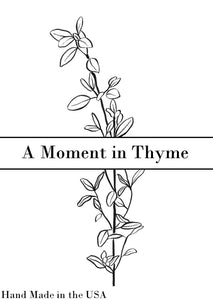 Soy Candles – A Moment in Thyme